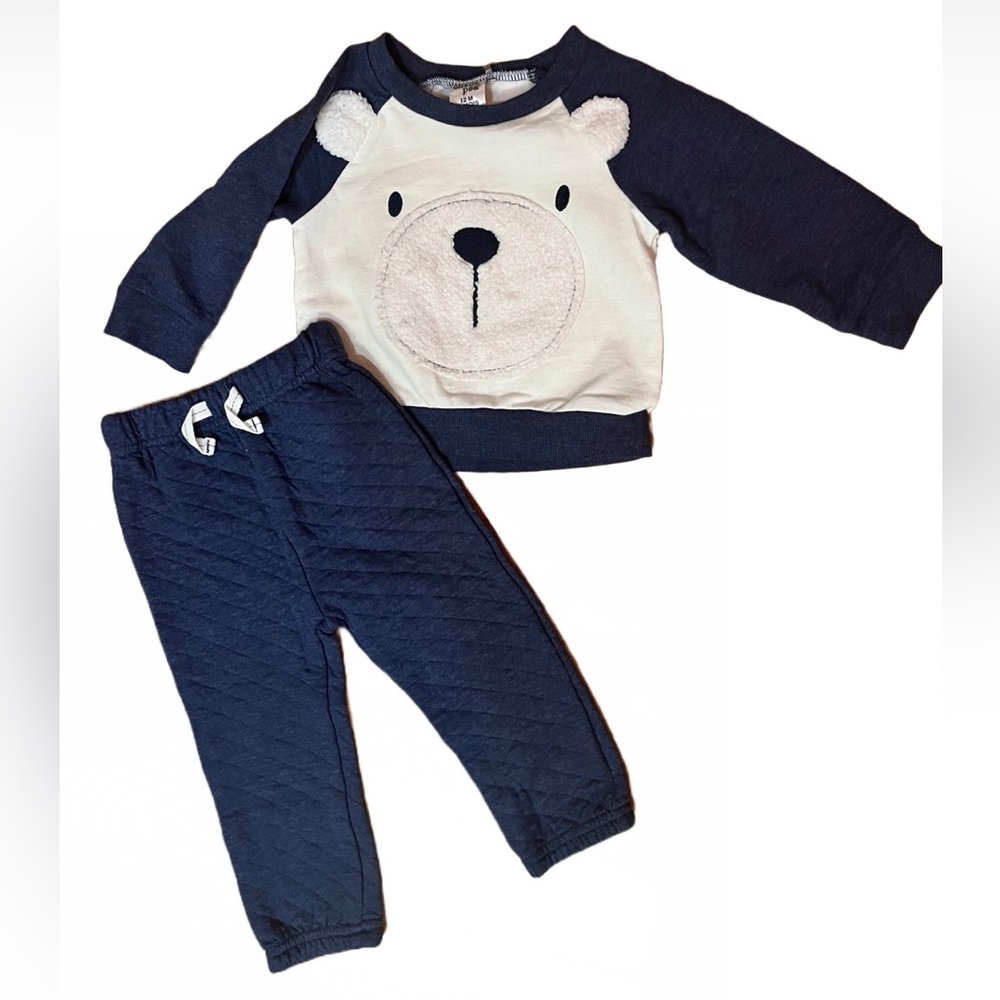 CHICK PEA Teddy Bear 12 Months Outfit
